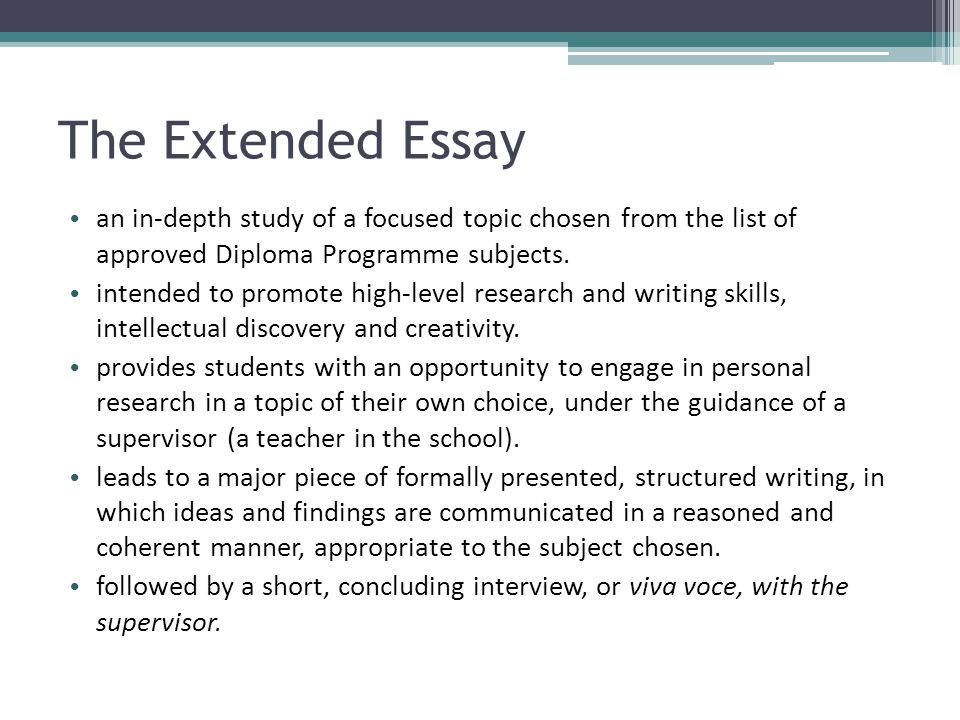 extended essay guide
